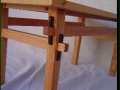 Cherry Coffee Table with Book-Matched Figured Maple