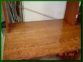 Computer Desk Detail - Mission Style Quartersawn Oak