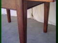 Stained Alder Farm Table Detail