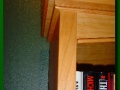 King Bed Natural Cherry Headboard Detail