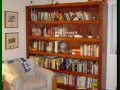 Stained Ash Shelving
