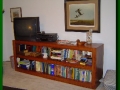 Stained Ash Shelving