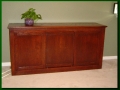 Stained Ash Buffet with Sliding Doors