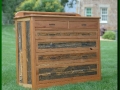 Dresser made from Snow Fence and Cherry